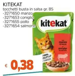 Stop&Shop Kitekat tocchetti busta in salsa offerta