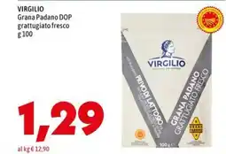 MEGA Virgilio Grana Padano DOP grattugiato fresco offerta