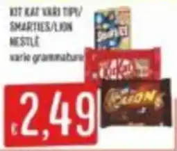 Mercadò Kit Kat vari tipi/Smarties/Lion Nestlé offerta