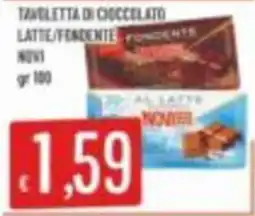Mercadò Tavolettta di cioccolato latte/fondente Novi offerta