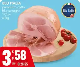Gruppo di Palo prosciutto cotto blu castagna Blu Italia offerta