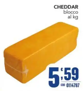 Gruppo di Palo Cheddar blocco offerta