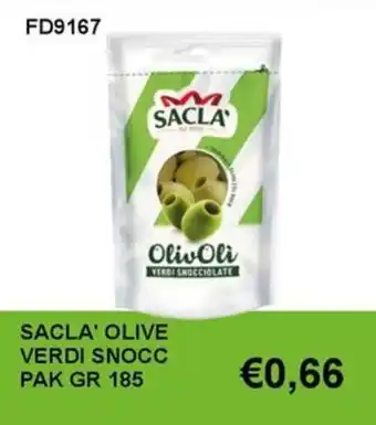 Italy Cash and Carry Sacla' olive verdi snocciolate offerta