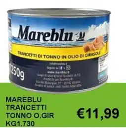 Italy Cash and Carry Mareblu Trancetti Tonno O.Gir offerta