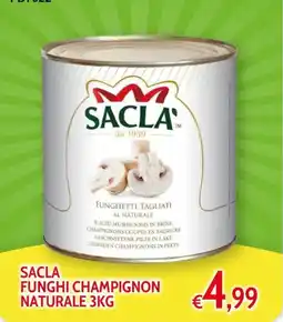 Italy Cash and Carry Sacla funghi champignon naturale offerta