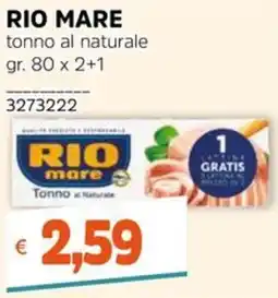 Stop&Shop Rio mare tonno al naturale offerta