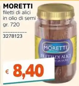 Stop&Shop Moretti filetti di alici offerta