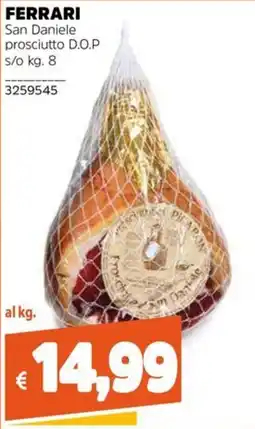 Stop&Shop Ferrari San Daniele prosciutto D.O.P. offerta