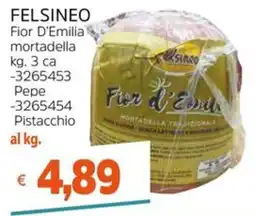 Stop&Shop Felsineo Fior d'Emilia mortadella offerta