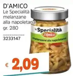 Stop&Shop Le Specialità melanzane alla napoletana D'Amico offerta