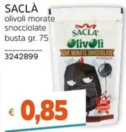 Stop&Shop Sacla olivoli morate snocciolate offerta