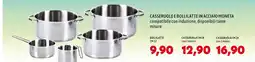 MEGA Casseruole e bollilatte in acciaio moneta offerta