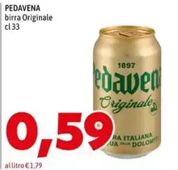 MEGA Pedavena birra Originale offerta