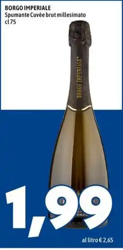 MEGA Spumante Cuvée brut millesimato offerta