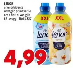 MEGA Lenor ammorbidente risveglio primaverile oro e fiori di vaniglia offerta