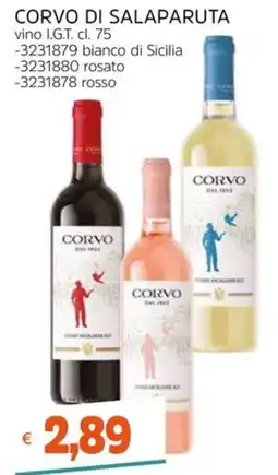 Stop&Shop Corvo di Salaparuta vino I.G.T. offerta