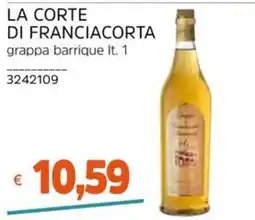 Stop&Shop La Corte di Franciacorta grappa barrique offerta
