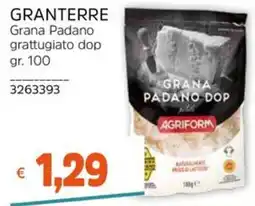 Stop&Shop Grana Padano grattugiato dop Agriform offerta