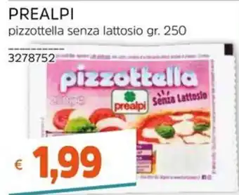 Pizzottella senza lattosio Prealpi