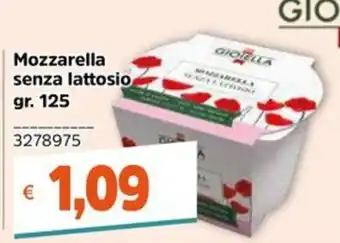 Stop&Shop Mozzarella senza lattosio Gioiella offerta