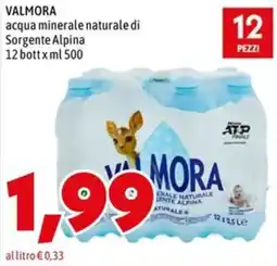 MEGA acqua minerale naturale di Sorgente Alpina offerta