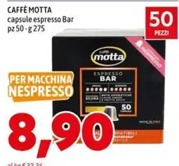 MEGA Caffè Motta capsule espresso Bar offerta