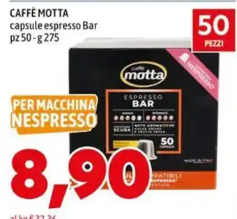 Caffè Motta capsule espresso Bar