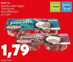 MEGA Pancetta cubetti leggeri Beretta offerta