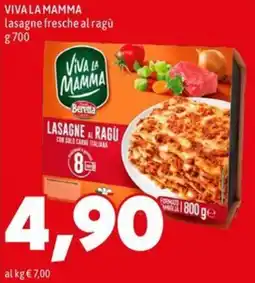 MEGA Lasagne al ragù con solo carne italiana offerta