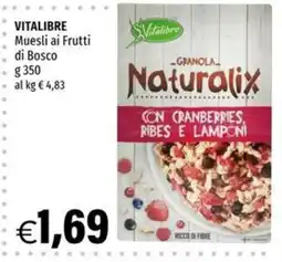 Hurrà Vitalibre Muesli ai Frutti di Bosco offerta