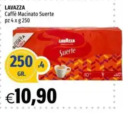 Hurrà Lavazza Caffè Macinato Suerte offerta