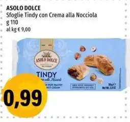 Hurrà Asolo Dolce Sfoglie Tindy con Crema alla Nocciola offerta