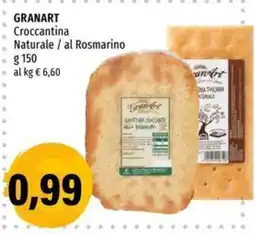 Hurrà Granart Croccantina Naturale/ al Rosmarino offerta
