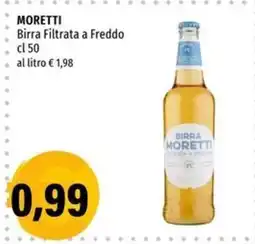 Hurrà Birra Moretti Filtrata a Freddo offerta