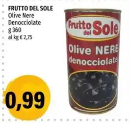 Hurrà Frutto del Sole Olive Nere denocciolate offerta