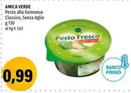 Hurrà Amica Verde Pesto alla Genovese Classico, Senza Aglio offerta