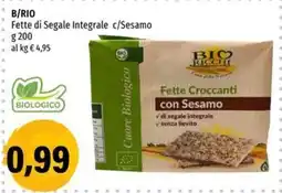 Hurrà B/Rio Fette di Segale Integrale c/Sesamo offerta