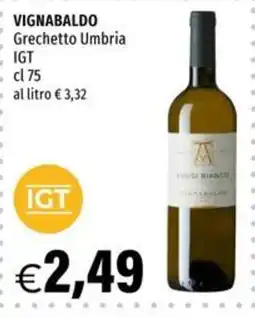 Hurrà Vignabaldo Grechetto Umbria offerta