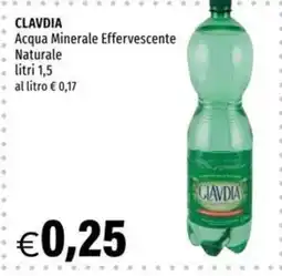 Hurrà Acqua Minerale Effervescente Naturale Clavia offerta