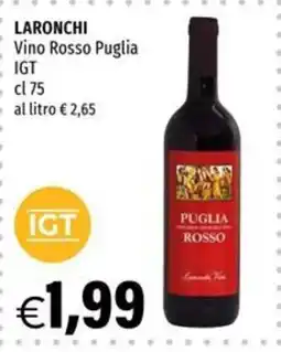 Hurrà Laronchi Vino Rosso Puglia IGT offerta
