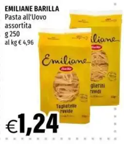 Hurrà Emiliane Barilla Pasta all'Uovo offerta