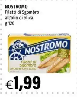 Hurrà Nostromo Filetti di Sgombro all'olio di oliva offerta