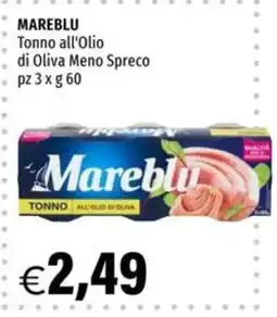 Hurrà Tonno all'Olio di Oliva Mareblu offerta