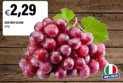 Hurrà Uva Red Globe offerta
