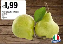 Hurrà Pere Williams Bianche offerta
