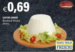 Hurrà Sapori Umbri Ricotta di Pecora offerta
