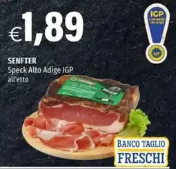 Hurrà Senfter Speck Alto Adige IGP offerta