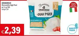 Hurrà Granarolo Mozzarella Oggi Puoi offerta