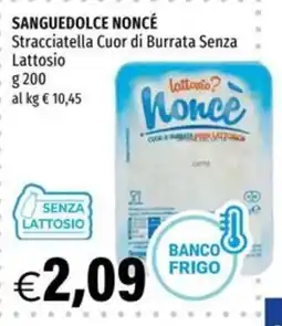 Hurrà Stracciatella Cuor di Burrata Senza Lattosio Noncé offerta