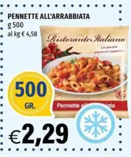 Hurrà Penne all'arrabbiata Ristorante Italiano offerta